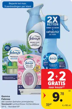 Carrefour Febreze Gamma aanbieding