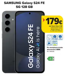Carrefour Samsung Galaxy S24 FE 5G 128 GB aanbieding