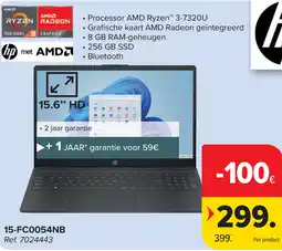 Carrefour Hp laptop 15-FC0054NB aanbieding