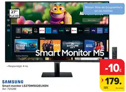 Carrefour Samsung Smart monitor LS27DM502EUXEN aanbieding