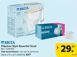 Carrefour Brita Filterkan Style Essential Sand aanbieding