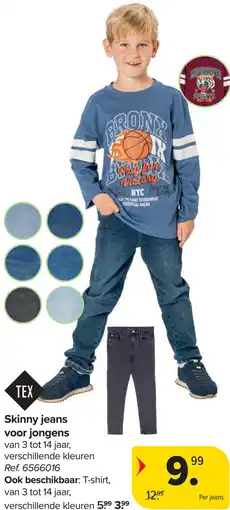 Carrefour Tex Skinny jeans voor jongens aanbieding
