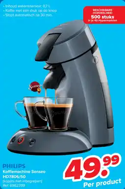 Carrefour Philips Koffiemachine Senseo HD7806/50 aanbieding