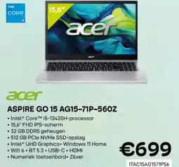CompuDeals Acer ASPIRE GO 15 AG15-71P-56OZ aanbieding