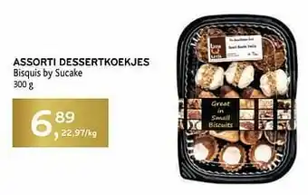 Assorti dessertkoekjes bisquis by sucake