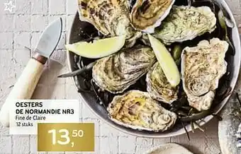 Oesters de normandie nr3 fine de claire