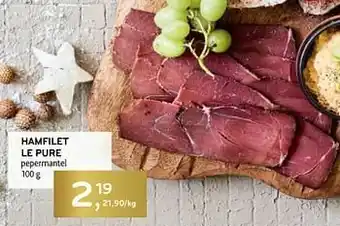 Hamfilet le pure pepermantel