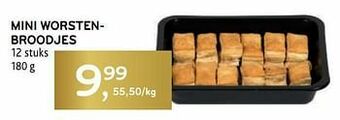 Alvo Mini worstenbroodjes aanbieding