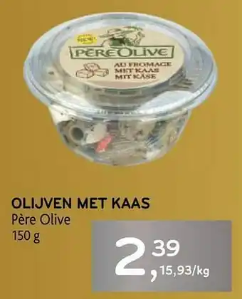Alvo Olijven met kaas père olive aanbieding