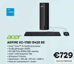 CompuDeals Acer aspire XC-1785 15428 BE aanbieding
