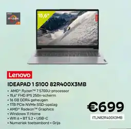 CompuDeals Lenovo ideapad 1 S100 82R400X3MB aanbieding