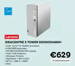 CompuDeals Lenovo ideacentre 3 tower 90XW0046MH aanbieding