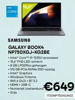CompuDeals Samsung galaxy book4 NP750XGJ-KG2BE aanbieding