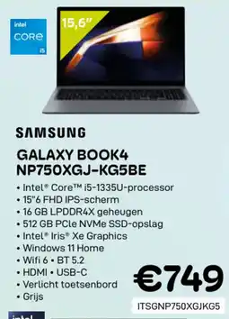 CompuDeals Samsung galaxy book4 NP750XGJ-KG5BE aanbieding
