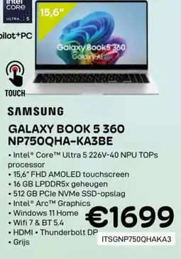 CompuDeals Samsung galaxy book 5 360 NP750QHA-KA3BE aanbieding