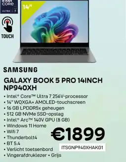 CompuDeals Samsung galaxy book 5 pro 14INCH NP940XH aanbieding