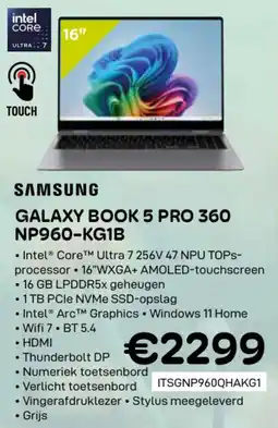 CompuDeals Samsung galaxy book 5 pro 360 NP960-KG1B aanbieding