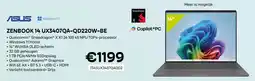 CompuDeals ASUS Zenbook 14 UX3407QA-QD220W-BE aanbieding