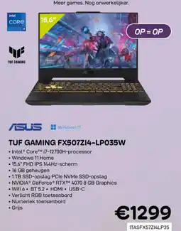 CompuDeals ASUS tuf gaming FX507Z14-LP035W aanbieding