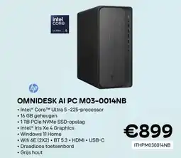 CompuDeals HP omnidesk AI PC M03-0014NB aanbieding