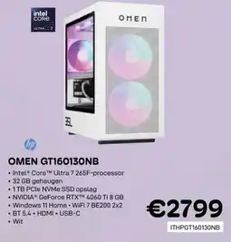 CompuDeals HP omen GT160130NB aanbieding
