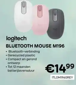 CompuDeals Logitech bluetooth mouse M196 aanbieding