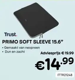 CompuDeals Primo soft sleeve 15.6 aanbieding