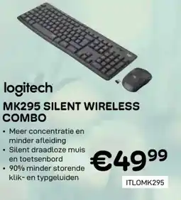 CompuDeals Logitech MK295 silent wireless combo aanbieding