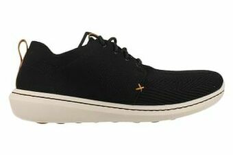 Berca Shoes Clarks Veterschoen Heren Cloudsteppers Step Urban Mix Ultra Light - Zwart aanbieding