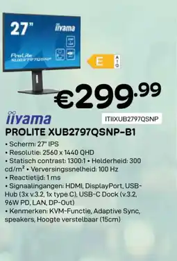CompuDeals Liyama prolite XUB2797QSNP-B1 aanbieding