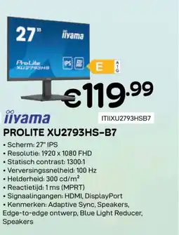 CompuDeals Iiyama prolite XU2793HS-B7 aanbieding