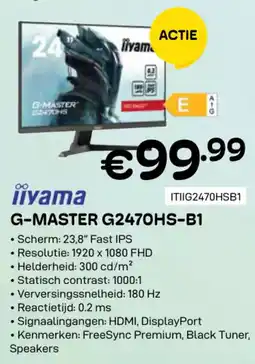 CompuDeals Iiyama G-master G2470HS-B1 aanbieding