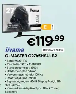 CompuDeals Iiyama G-master G2745HSU-B2 aanbieding