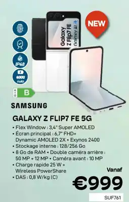 CompuDeals Samsung galaxy Z flip7 FE 5G aanbieding