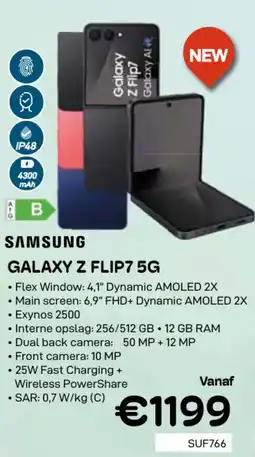 CompuDeals Samsung galaxy Z flip7 5G aanbieding