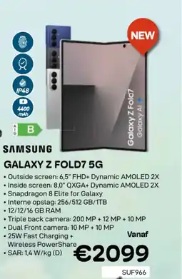 CompuDeals Samsung galaxy Z fold7 5G aanbieding