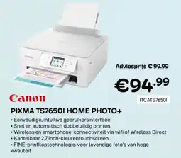 CompuDeals Canon pixma TS76501 home photo+ aanbieding
