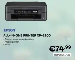 CompuDeals Epson all-in-one printer XP-2200 aanbieding