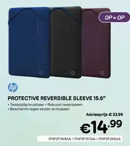 CompuDeals HP protective reversible sleeve aanbieding