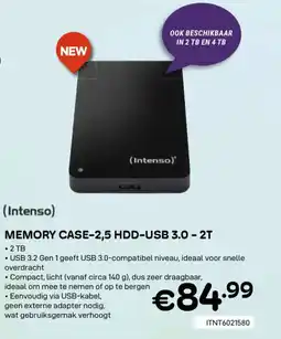 CompuDeals Memory case-2,5 HDD-USB 3.0 - 2T aanbieding