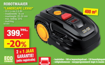 Hubo Robotmaaier Landxcape LX990 aanbieding