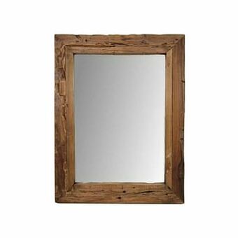 Leen Bakker HSM Collection spiegel Tymen - bruin - 90x70 cm - Leen Bakker aanbieding