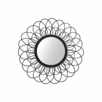 Leen Bakker HSM Collection spiegel Sunshine - zwart - Ø90 cm - Leen Bakker aanbieding