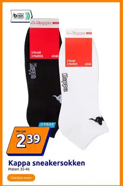 Action Kappa sneakersokken aanbieding