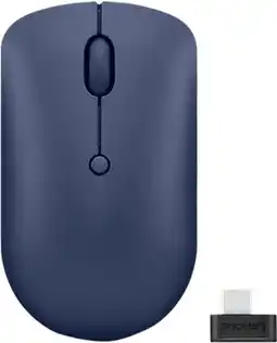 Coolblue Lenovo 540 USB-C Souris Sans Fil Compacte Bleu aanbieding
