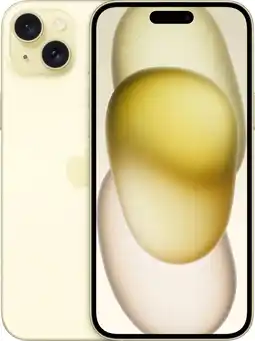 Coolblue iPhone 15 Plus 128 Go Jaune Reconditionné (Légères Traces d'Utilisation) aanbieding
