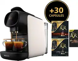 Coolblue Philips L'OR Barista Sublime LM9012/03 Blanc avec 30 capsules aanbieding