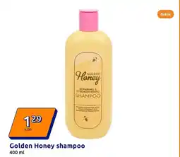 Action Golden Honey shampoo aanbieding