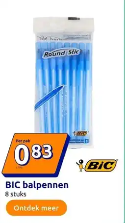 Action BIC balpennen aanbieding