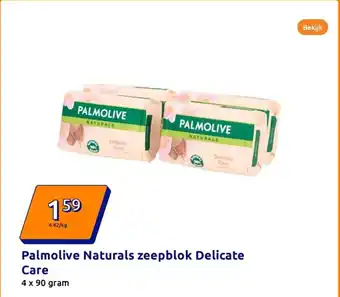Action Palmolive Naturals zeepblok Delicate Care aanbieding